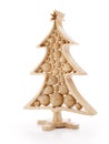 Wooden christmas tree decoration