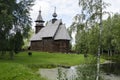 Wooden Church of the All-Merciful Savior in Kostroma Russia Royalty Free Stock Photo