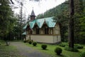 Wooden Church of Assumption of the Holy Virgin in Tatranska Kotlina, Slovakia Royalty Free Stock Photo