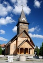 Wooden church in Brasov Royalty Free Stock Photo