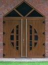 Wooden Church Door Royalty Free Stock Photo