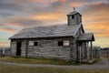 Wooden church in Fuerte Bulnes Royalty Free Stock Photo