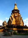 Wooden church in Izmaylovo Moscow Russia Royalty Free Stock Photo