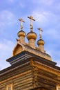 Wooden church in Kolomenskoe - Moscow Russia Royalty Free Stock Photo