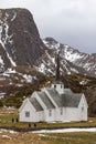 Wooden church at Langenes near Oksnes. Vesteralen Islands Norway.