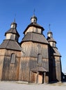 The wooden Church in Museum Cossacks fortress