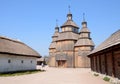 Wooden church in the museum of Zaporizhian Cossacks, Khortytsia