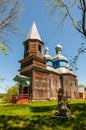 Wooden Church of the Nativity of the Virgin in Tulinci, Kyiv region, Ukraine