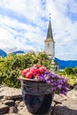 Wooden church in Nes village, Norway