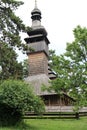 Wooden church in open-air folk museum in Uzhhorod