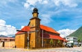 Wooden church in Oxapampa, Peru