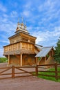 Wooden church in Kolomenskoe - Moscow Russia Royalty Free Stock Photo