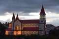 Wooden church in Puerto Montt - Chile Royalty Free Stock Photo