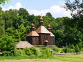 Wooden church at Pyrohiv (Pirogovo) outdoor Museum