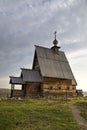 Wooden Church of the Resurrection (Voskresenskaya) (1699) on Levitan's mountain. Ples