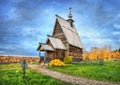 The Wooden Church of the Resurrection Royalty Free Stock Photo