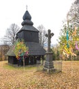 wooden church, Ruska Bystra, Slovakia Royalty Free Stock Photo