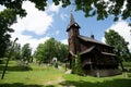 Wooden church of St. Anna in Tatranska Javorina, Slovakia