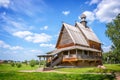 Wooden church of St. Nicholas in Suzdal, Golden Ring, Russia Royalty Free Stock Photo