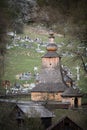 Wooden Church of St Nicolas of the Eastern Rite situated in a village Bodruzal, Slovakia. UNESCO Word Heritage site