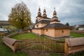 Wooden Church of St Nicolas of the Eastern Rite situated in a village Bodruzal, Slovakia. UNESCO Word Heritage site