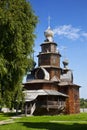 The wooden church of Transfiguration in Suzdal museum, Russia