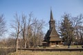 Wooden church in Village Museum