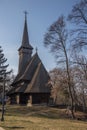 Wooden church in Village Museum