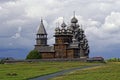 Wooden churches. Russia. Royalty Free Stock Photo