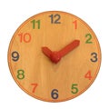 Wooden clock Royalty Free Stock Photo