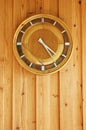 Wooden clock Royalty Free Stock Photo