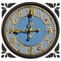 Wooden Clock Royalty Free Stock Photo