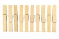 Wooden clothes pin Royalty Free Stock Photo