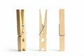 Wooden clothes pin Royalty Free Stock Photo