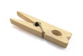 Wooden clothespin Royalty Free Stock Photo