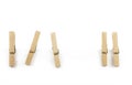 Wooden clothespin Royalty Free Stock Photo