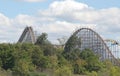 Wooden Coaster Royalty Free Stock Photo