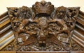 Wooden Coat of Arms as emblem of Gdansk