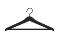 Wooden Coat Hanger Icon Silhouette Vector Royalty Free Stock Photo