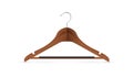 Wooden coat hanger