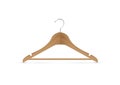 Wooden coat hanger