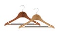 Wooden coat hanger