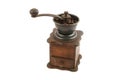 Wooden coffee grinder Royalty Free Stock Photo