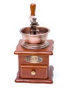 Wooden coffee grinder Royalty Free Stock Photo