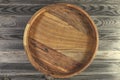 Wooden Coffee Tray Royalty Free Stock Photo