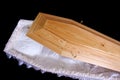 Wooden coffin