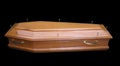 Wooden coffins Royalty Free Stock Photo