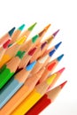 Wooden color pencil Royalty Free Stock Photo