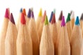 Wooden color pencils Royalty Free Stock Photo