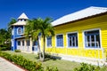 Wooden colored houses very popular in Caribrean